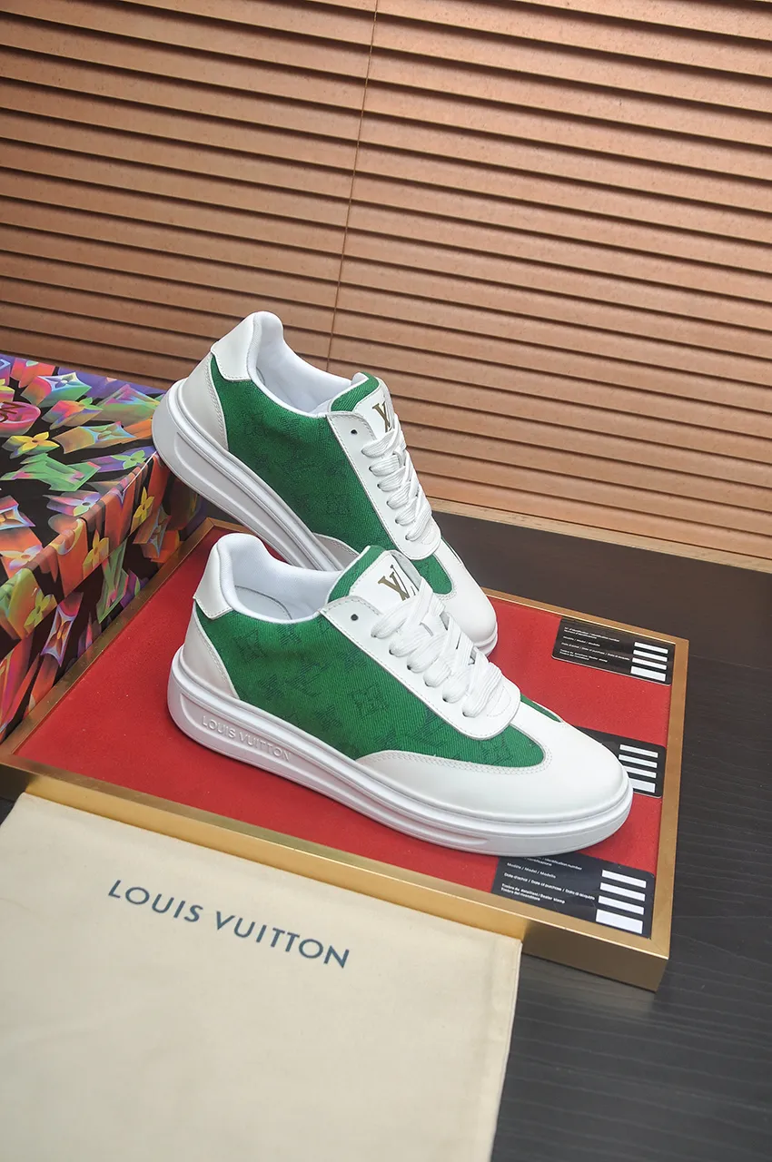 Men's shoes 💰540💶[LOUIS VUITTON] Original order price (water-dyed cowhide lining) new model 🍀LV Louis Vuitton * - top version of LV classic trendy shoes! Made of imported original cowhide, water-dyed cowhide lining, and original wear-resistant rubber outsole! High quality products! Code number 38-45 (45 is custom-made and cannot be returned or exchanged)